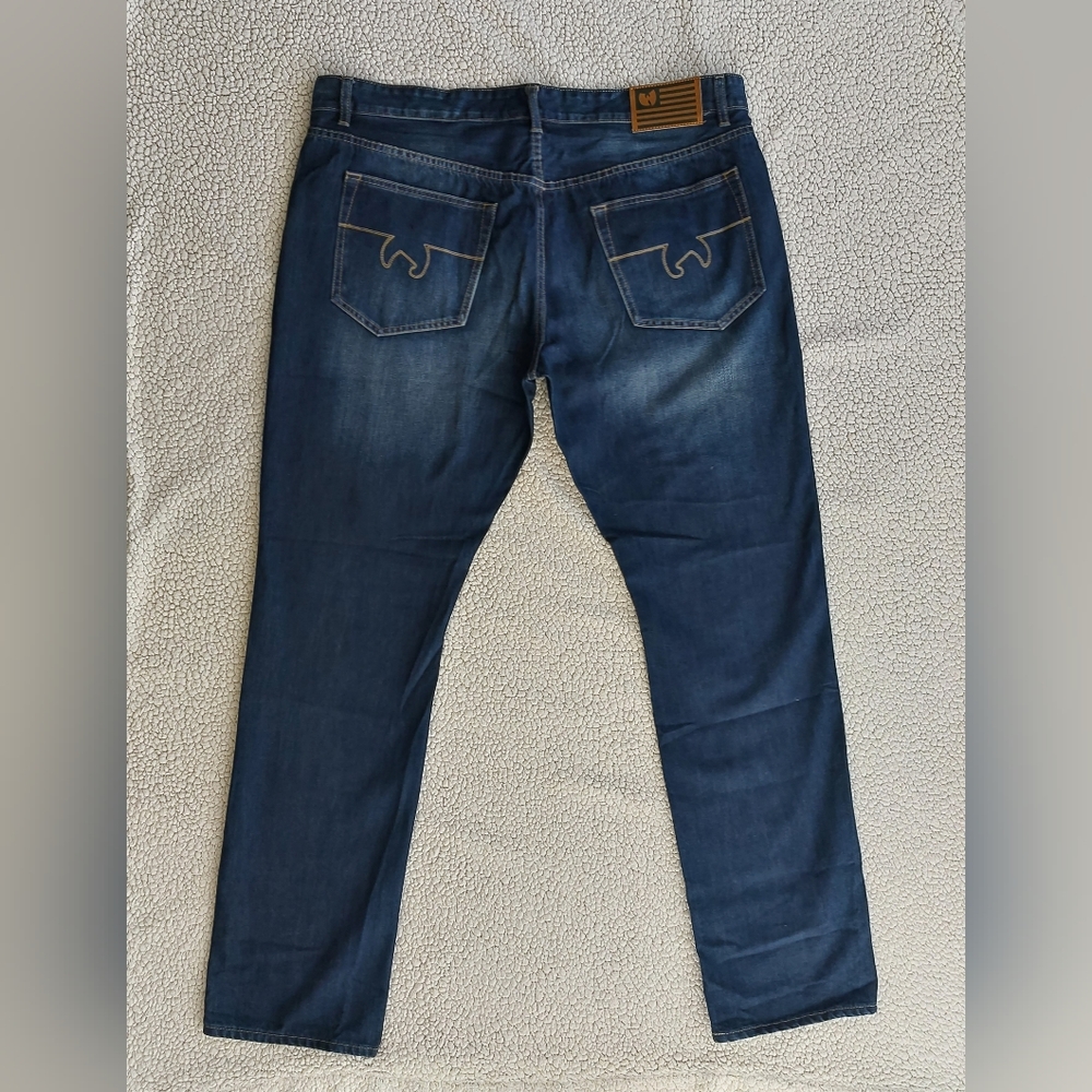 Wu Tang Brand Limited Wutang Indigo Jeans Relaxed Fit Men's Size 40 NWT